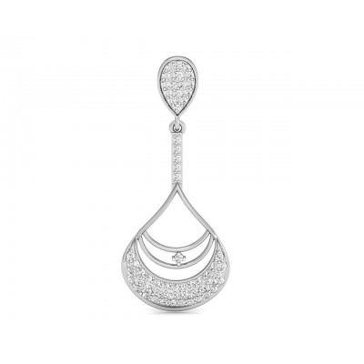 Trisha Round Brilliant Diamond Earrings